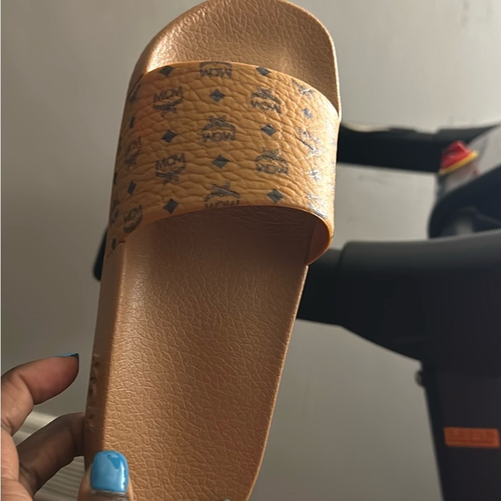 Nwt Mcm Monogram Print Slide - image 5